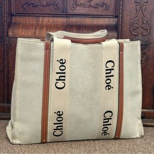😍🔥Chloe Large Woody Tote Bag Satchel